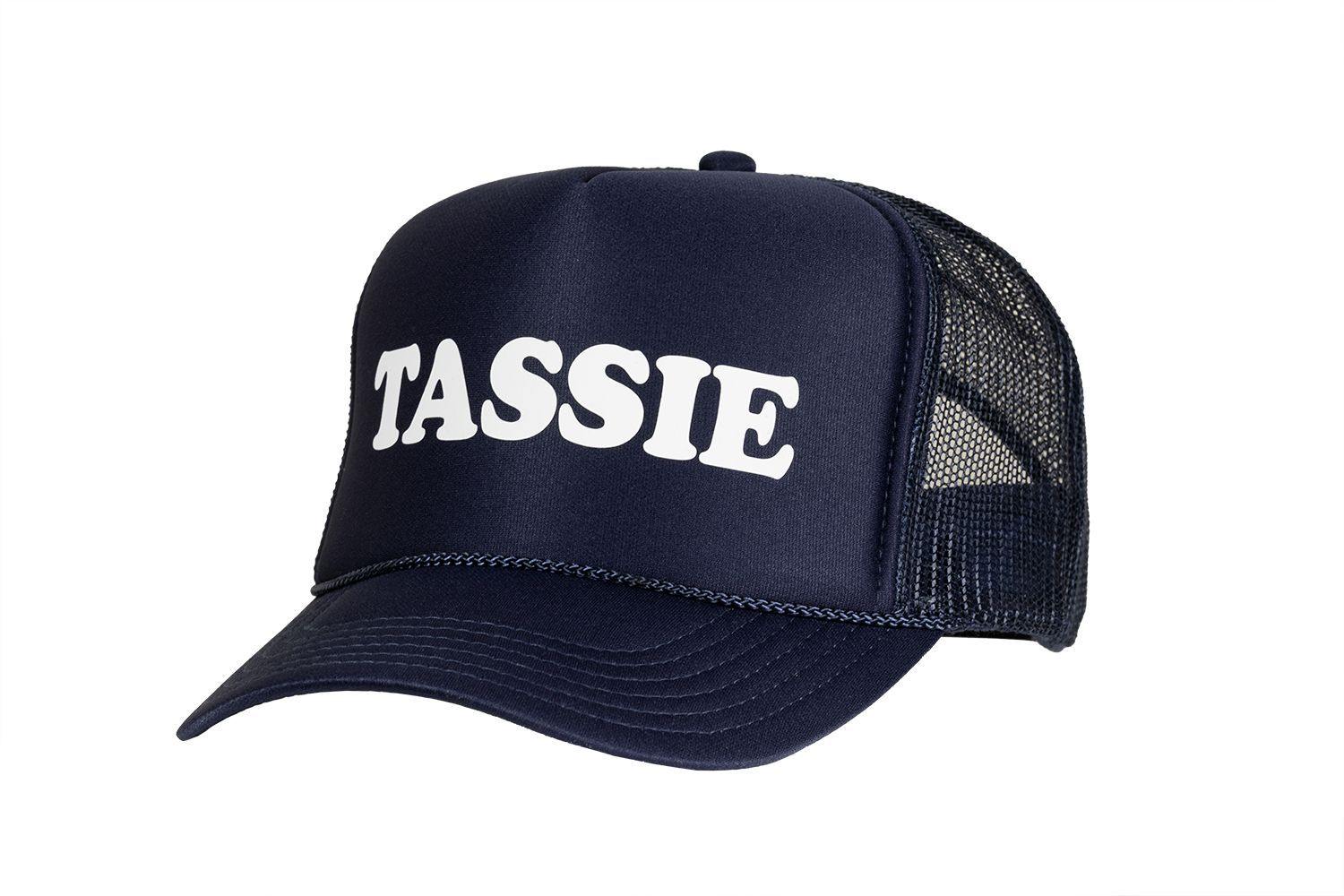 Tasmania high crown trucker cap with mesh back and snapback - Tropic Trucker Australia®