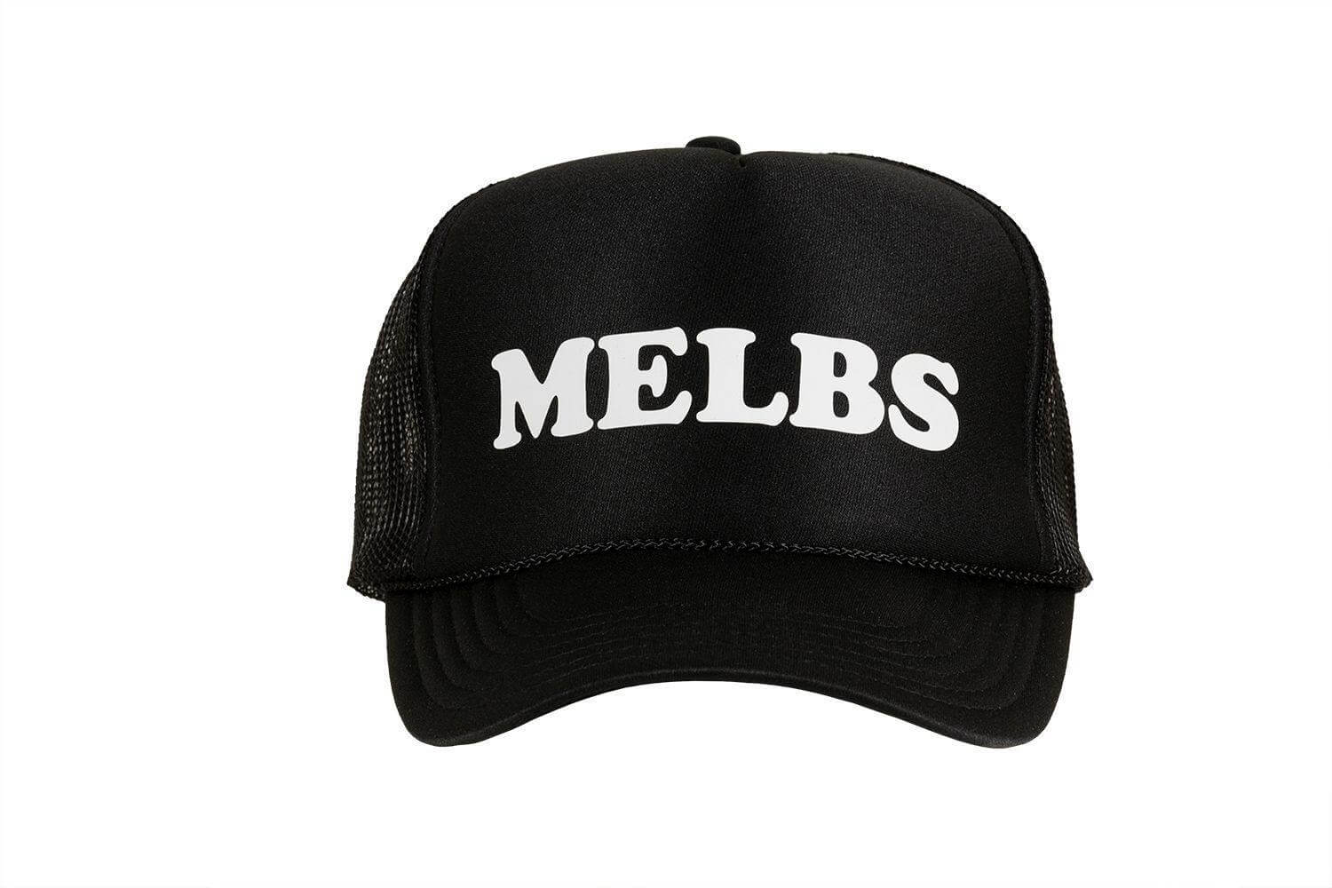 Melbourne high crown trucker cap with mesh back and snapback - Tropic Trucker Australia®