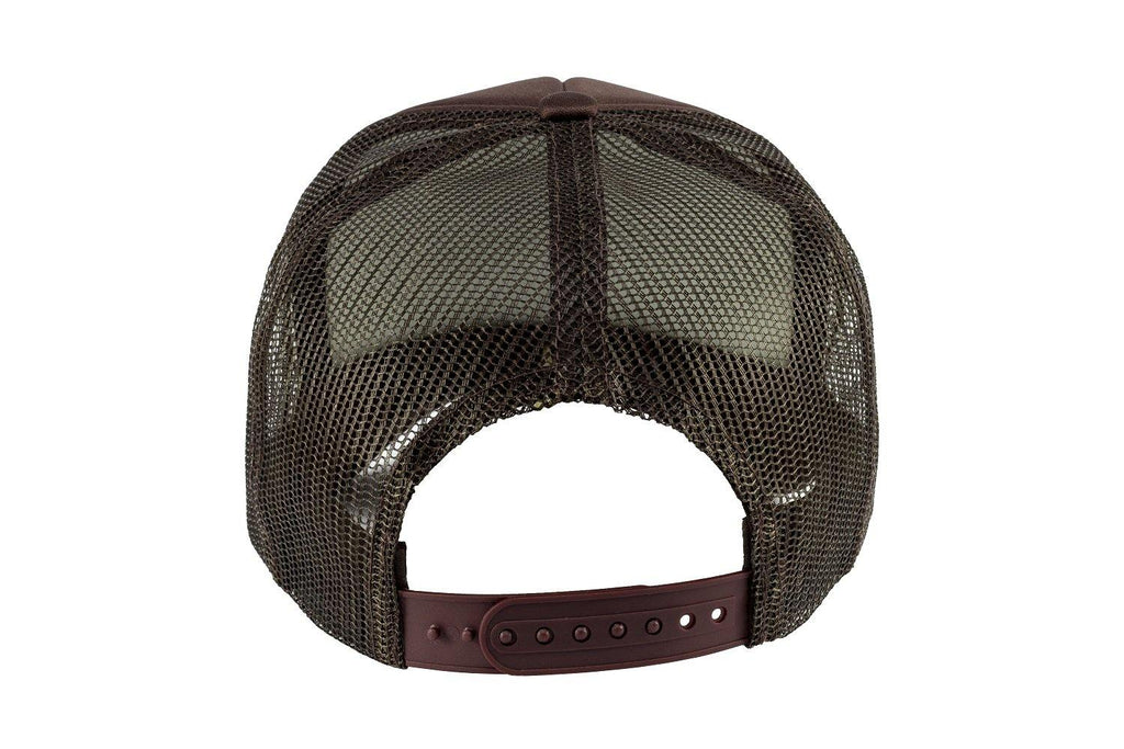 Koala Lover (70's brown) high crown trucker cap with mesh back and snapback - Tropic Trucker Australia®