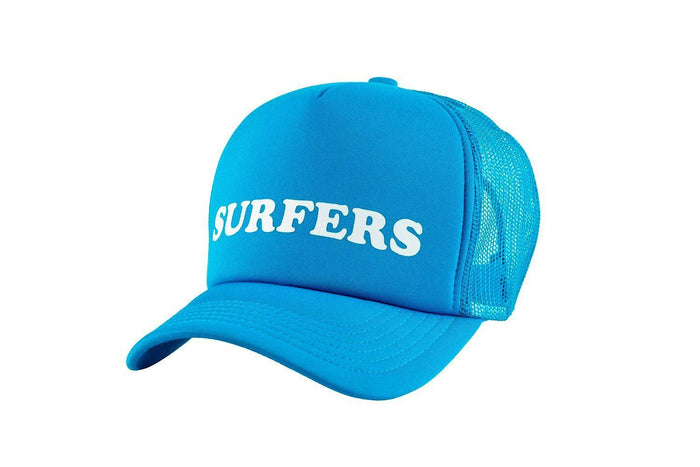 Surfers Paradise high crown trucker cap with mesh back and snapback - Tropic Trucker Australia®