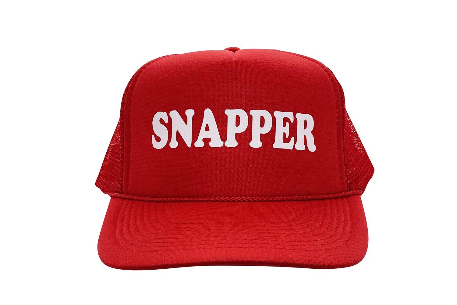 Snapper Rocks high crown trucker cap with mesh back and snapback - Tropic Trucker Australia®