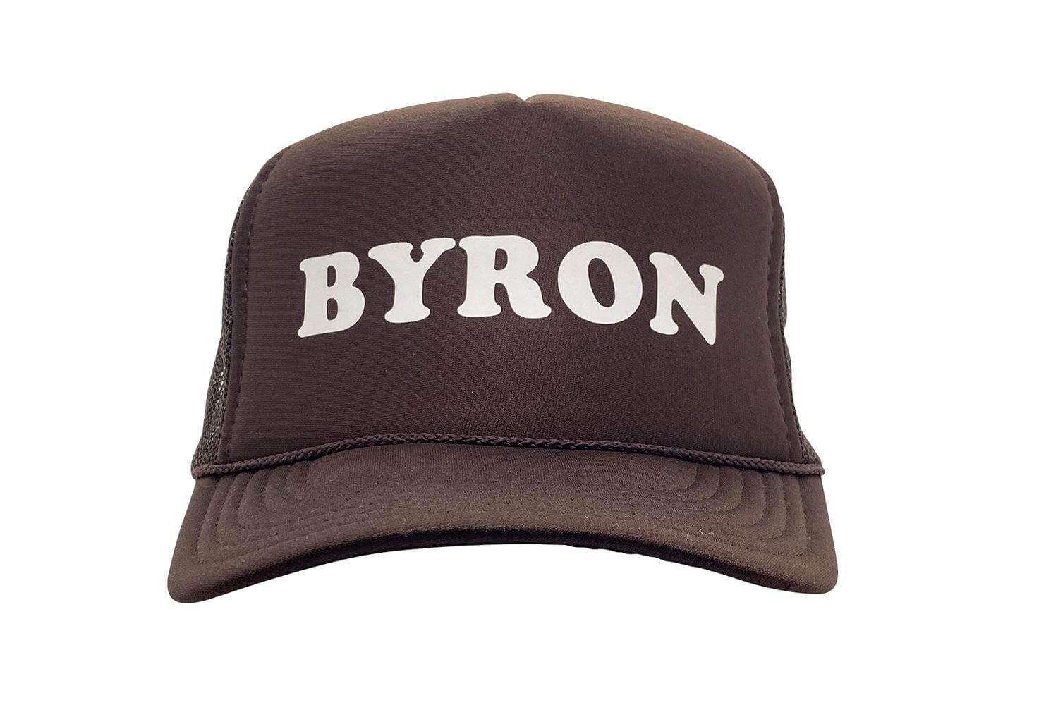 Byron Bay high crown trucker cap with mesh back and snapback  - Tropic Trucker Australia®